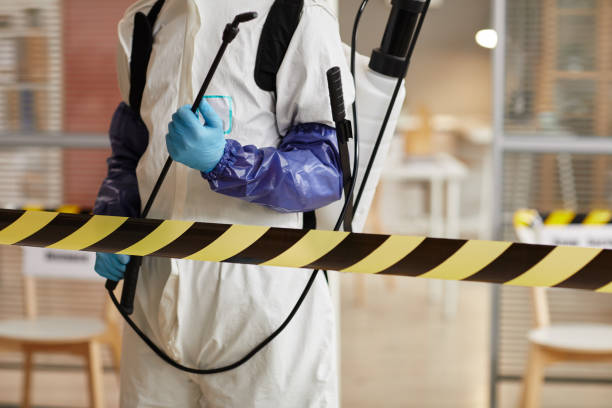 Professional Biohazard Cleanup technician working in Hunt Valley, MD